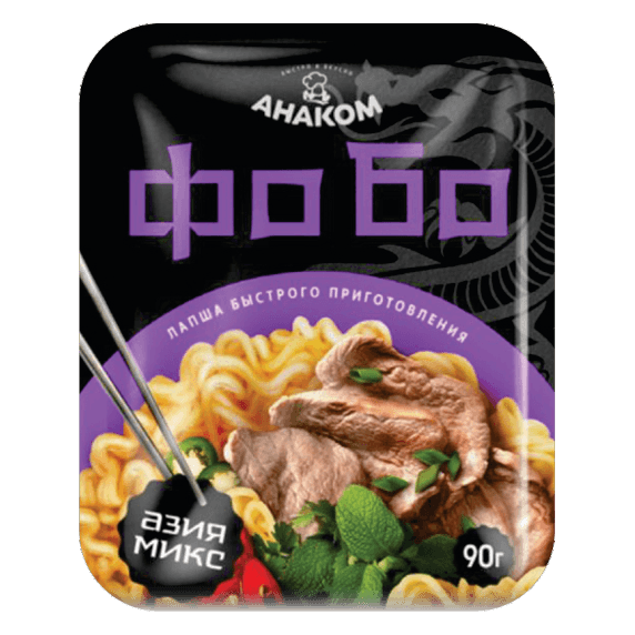 Лапша быстрого приготовления со вкусом «Фо Бо»