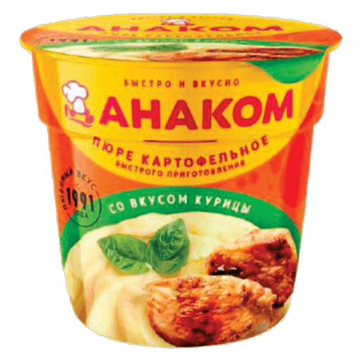 Пюре картофельное быстрого приготовления со вкусом курицы