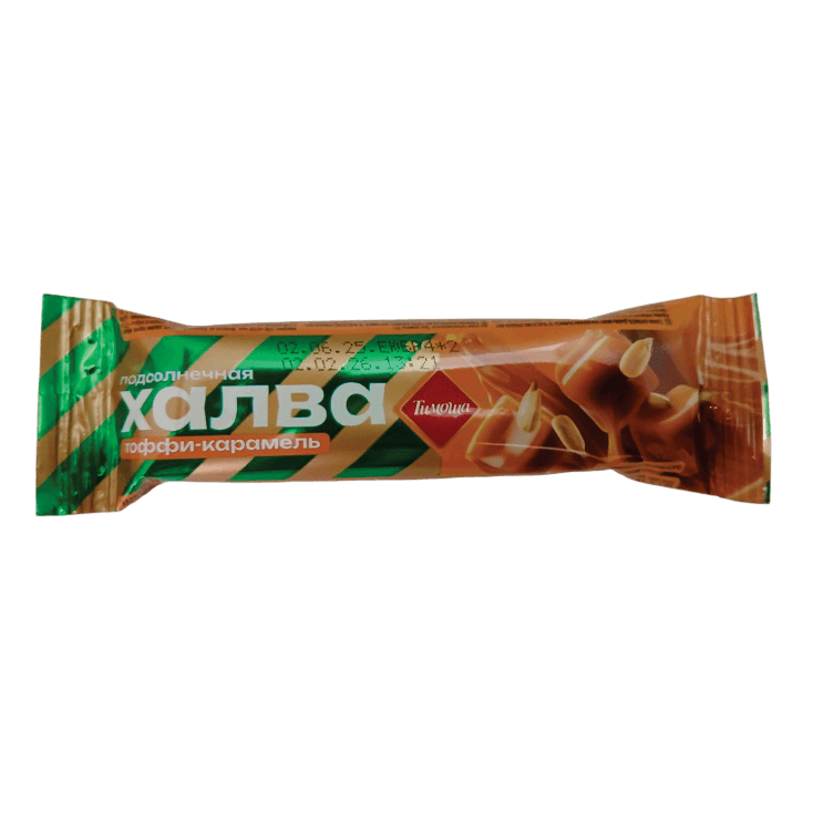 Халва подсолнечная тоффи-карамель
